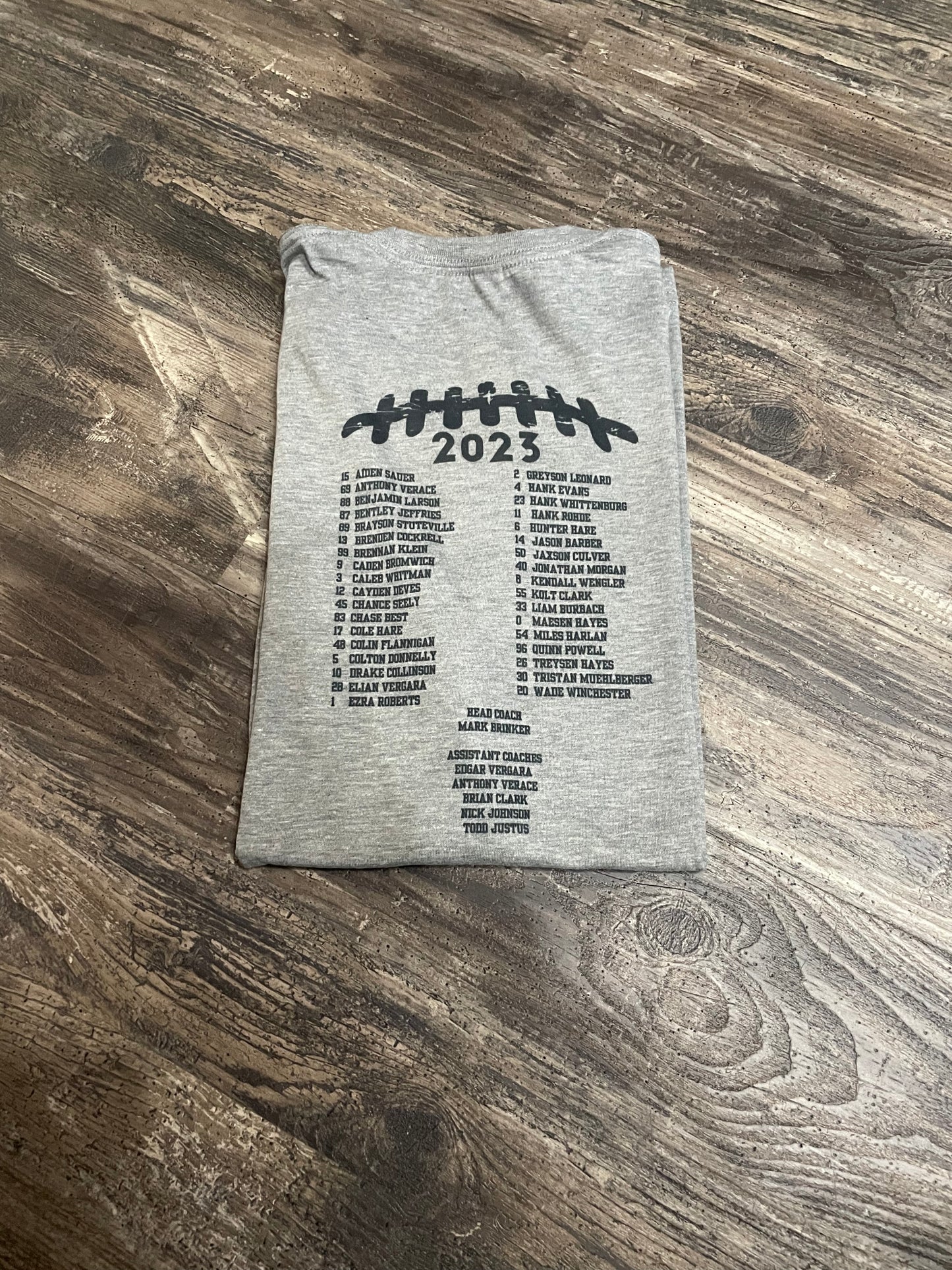 Sixth Grade Roster Tackle Shirt