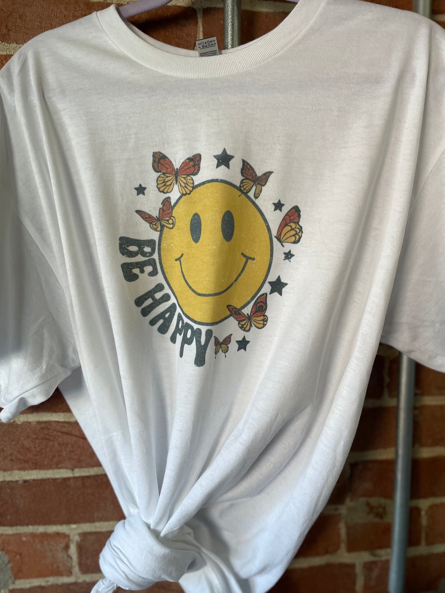 Be Happy Butterfly Shirt