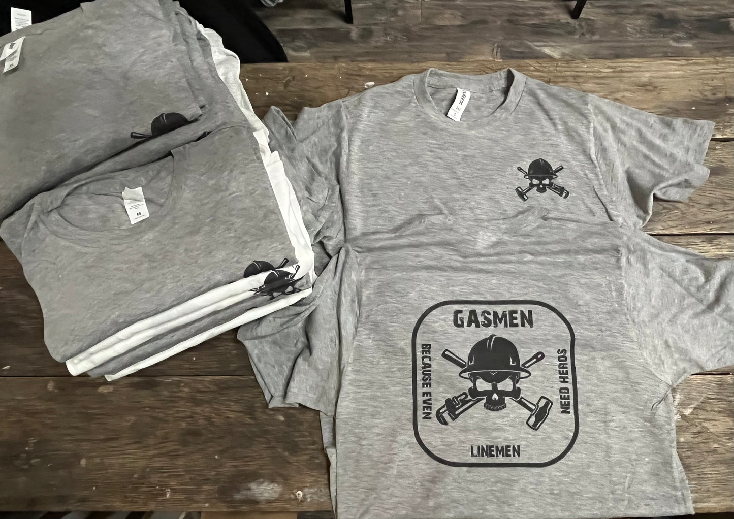 Gasmen, Because Even Lineman Need Heros Teeshirt