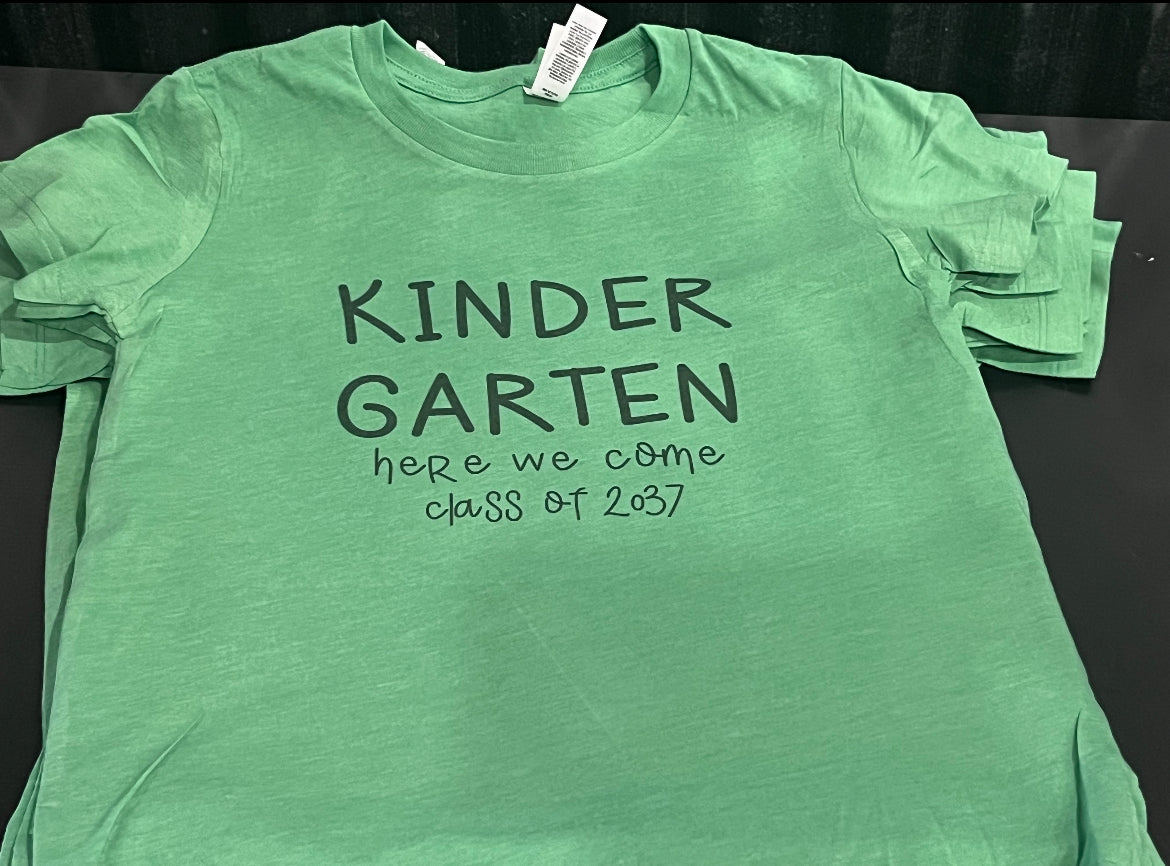 Kindergarten here we come...