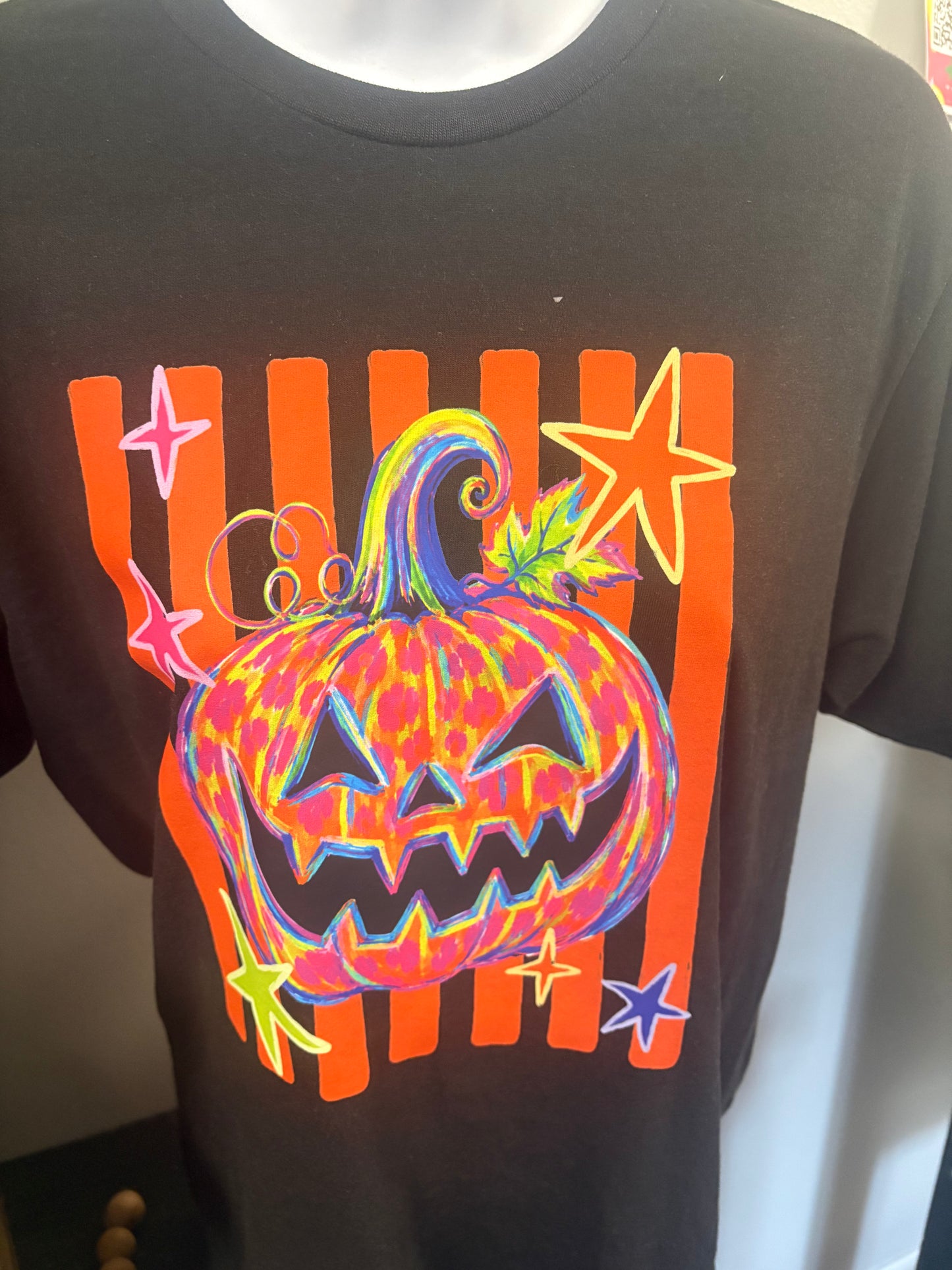 Neon Pumpkin Shirt