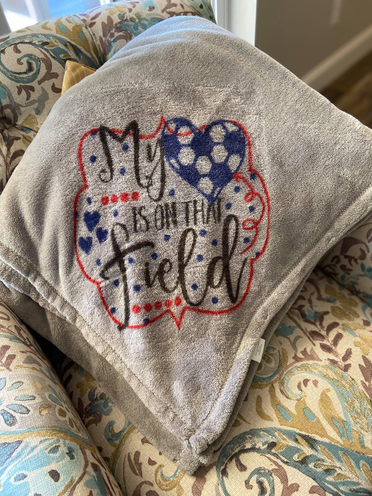 My Heart Is On That Field/Court Blanket