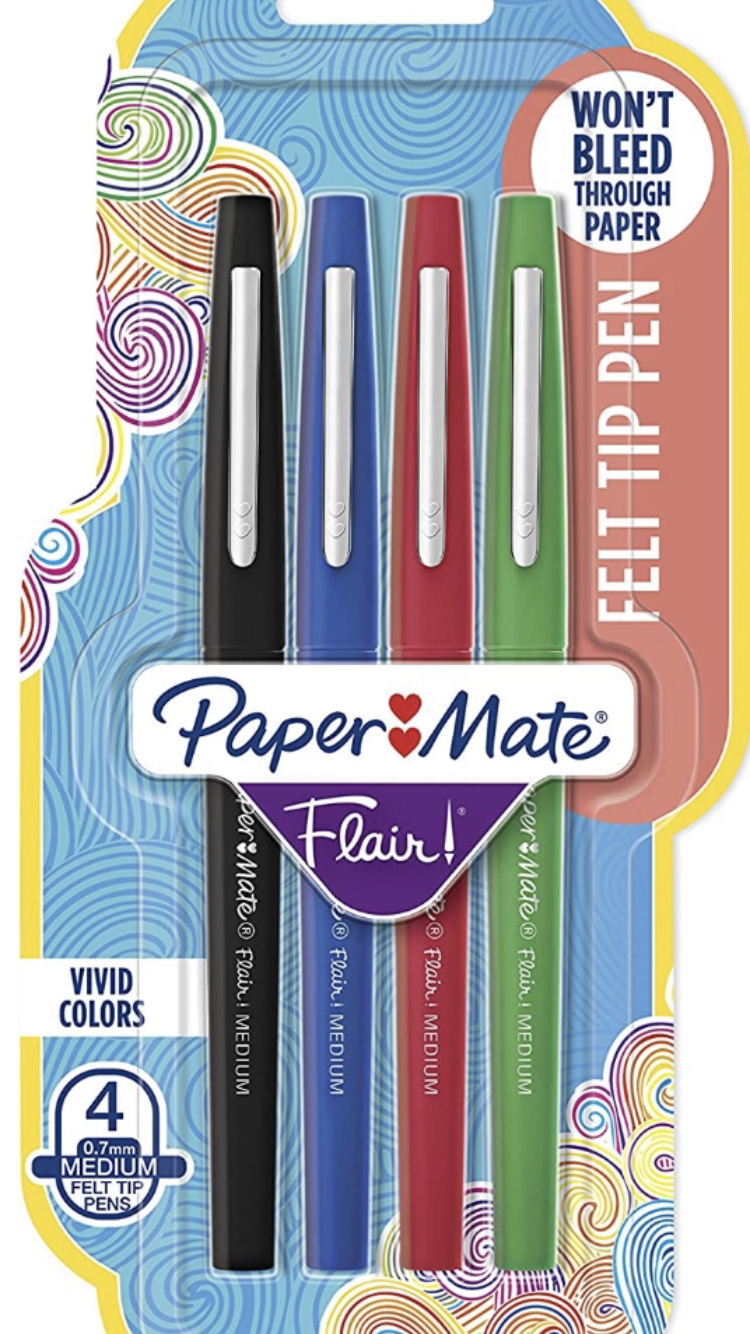 Flair Pen Teacher Pouch with Flair Pens