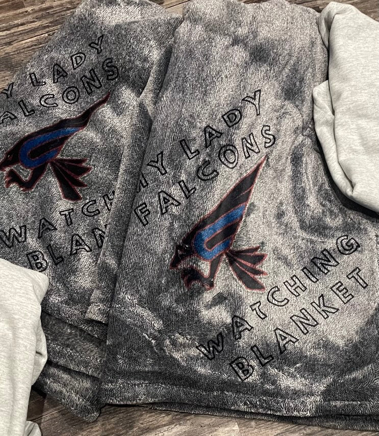 My Lady Falcons Watching Blanket