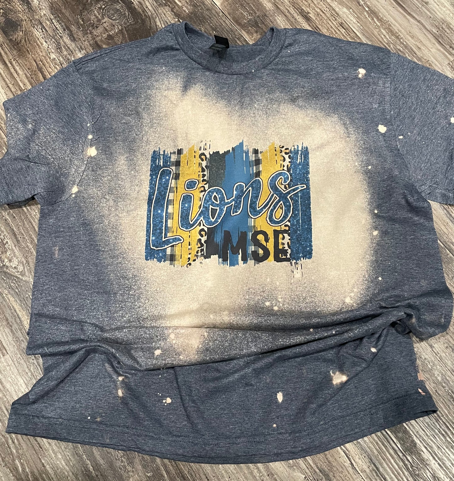 MSE Lions Bleached Teeshirt