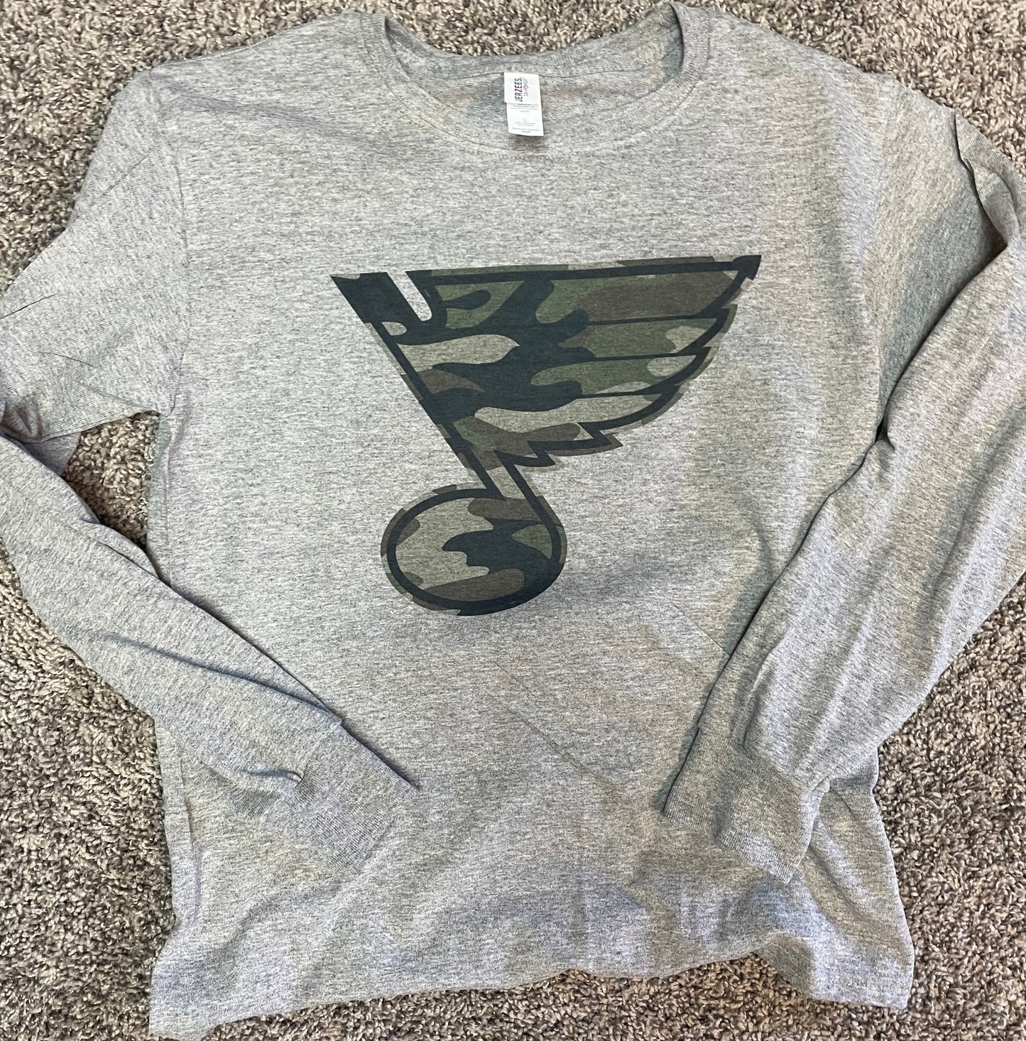 Camo Blue Note Shirt