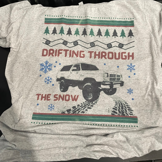 Drifting Through the Snow Teeshirt