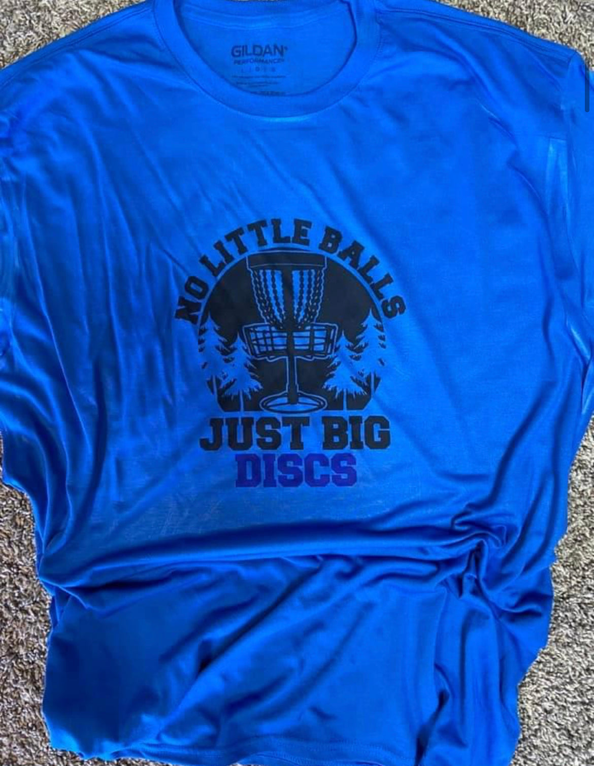 No Little Balls Just Big Discs Teeshirt