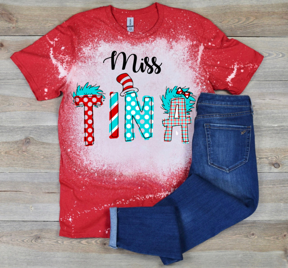 Custom Name Reading Week Teeshirt