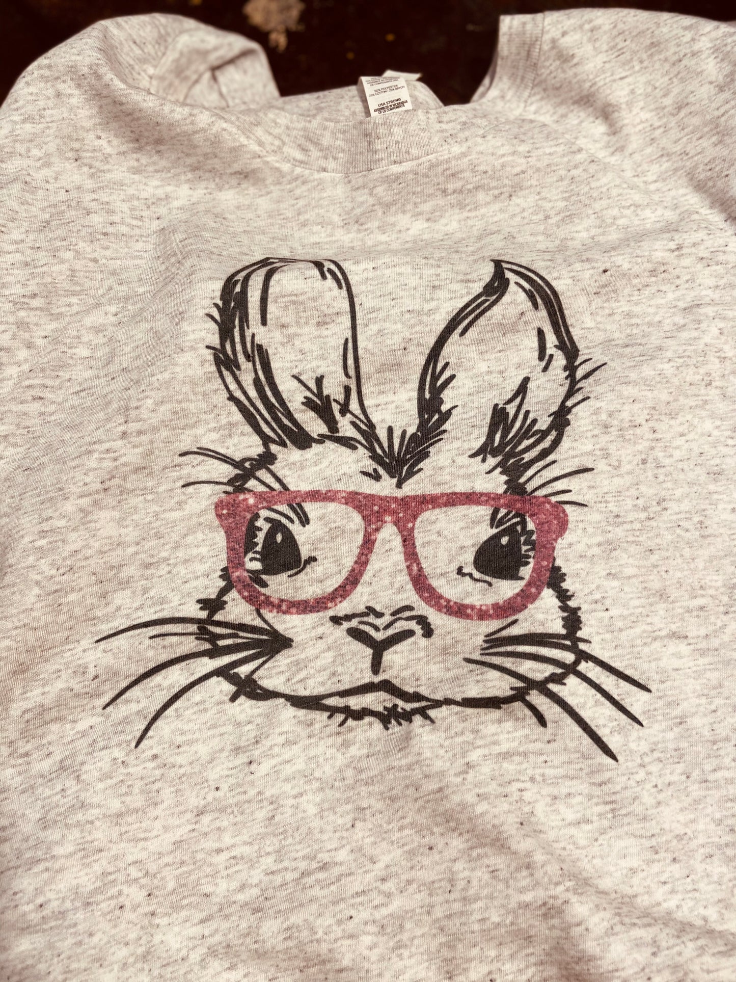 Bunny with Glasses Teeshirt