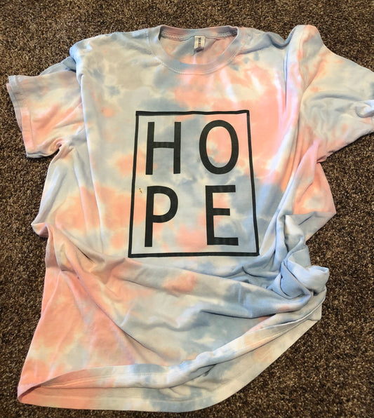 HOPE Infertility Pink and Blue Teeshirt
