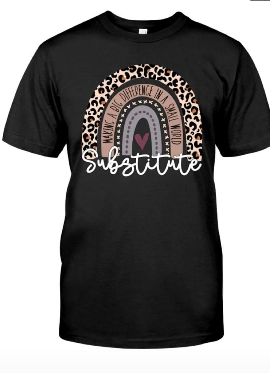 Substitute Rainbow Teeshirt