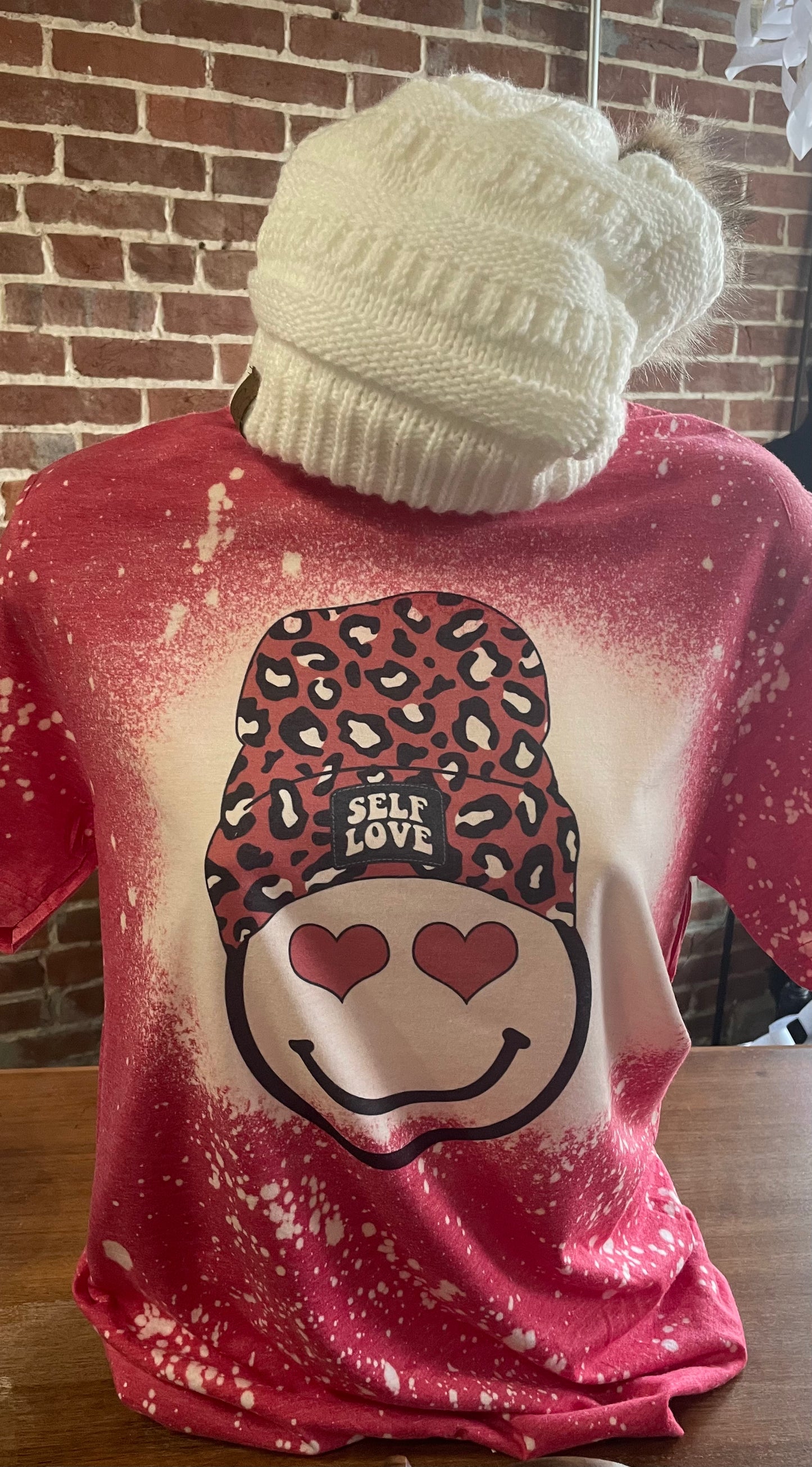 Self Love Club Bleached Teeshirt