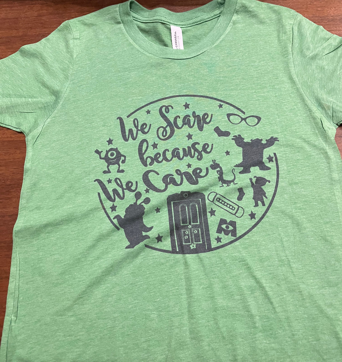 We Scare Because We Care Teeshirt