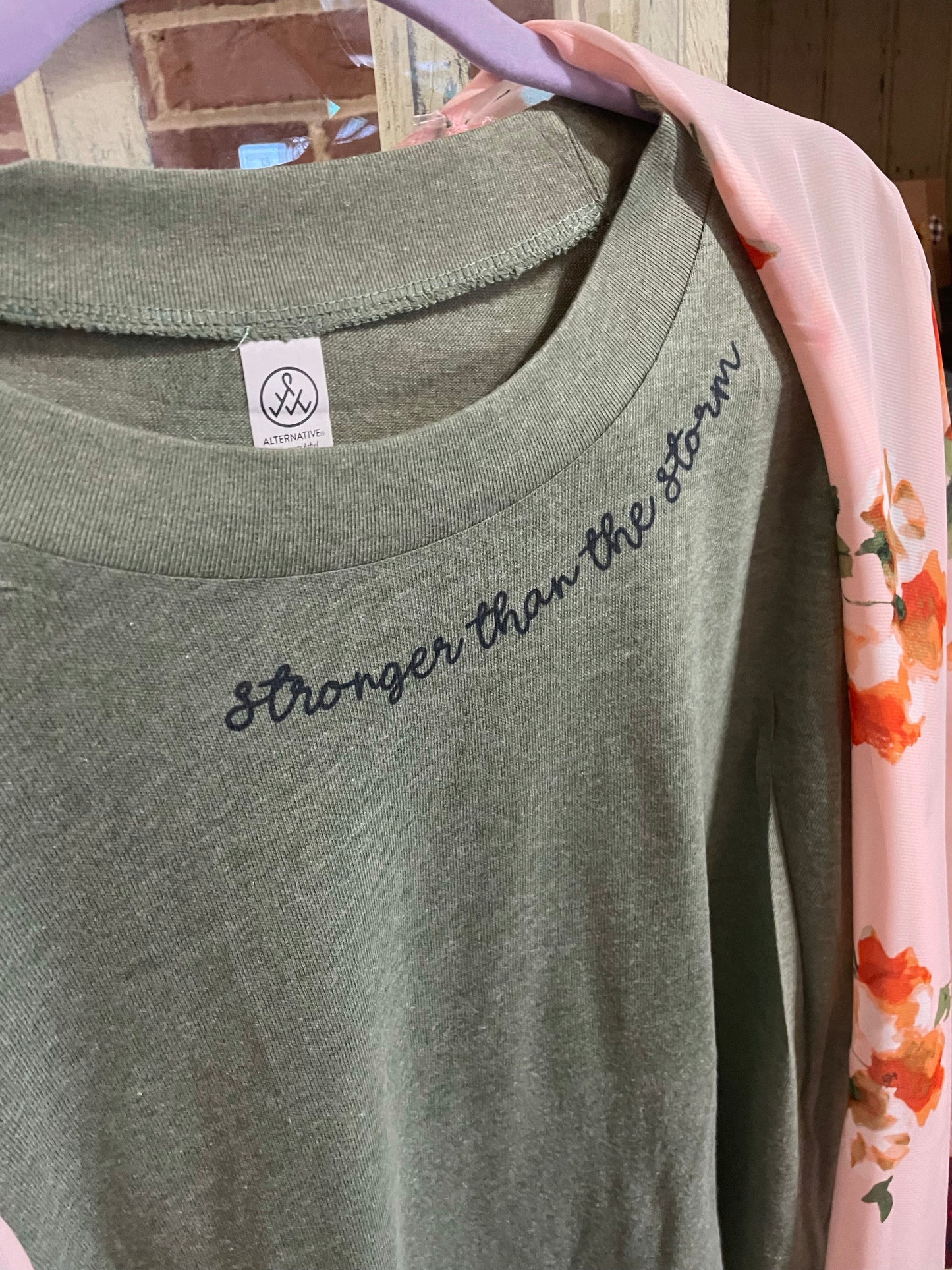 Stronger than the Storm Cropped Teeshirt