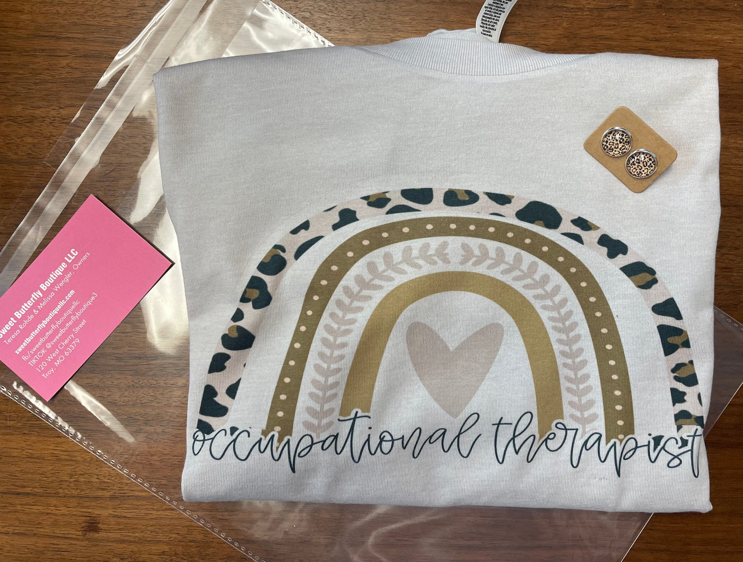Occupational Therapist Rainbow Teeshirt