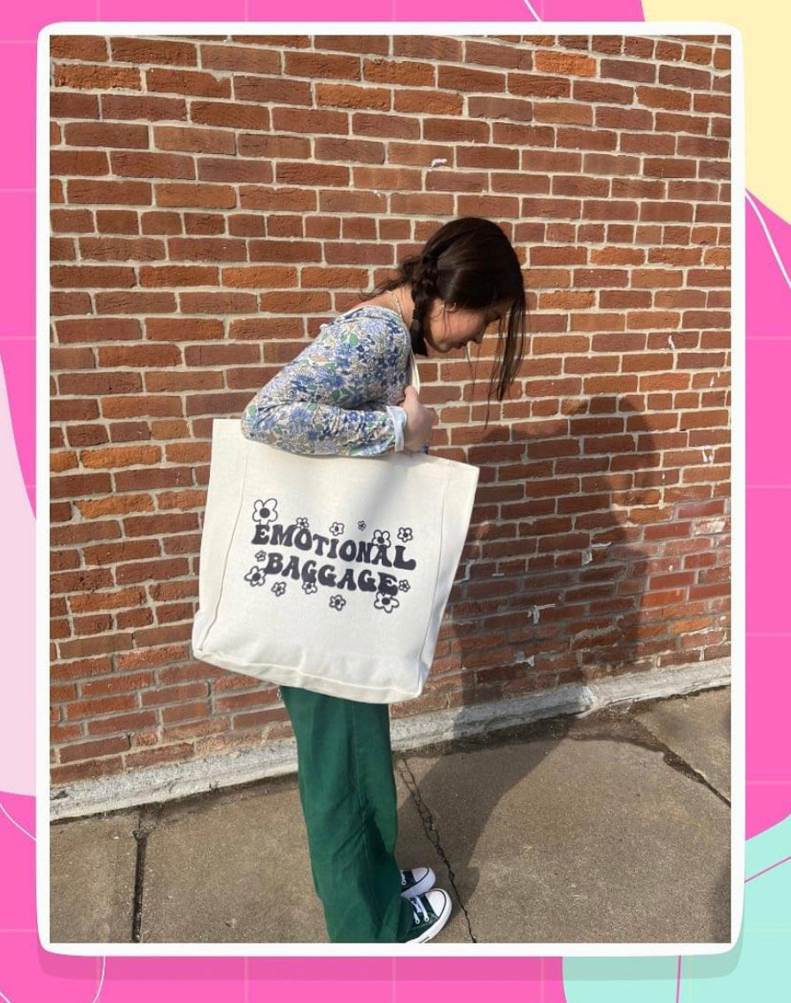 Emotional Baggage Large Tote