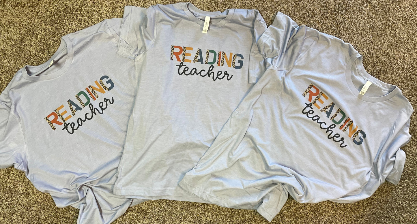 Reading Teacher Teeshirt