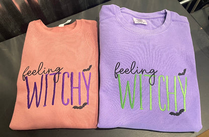 Feelin' Witchy Embroidered Sweatshirt