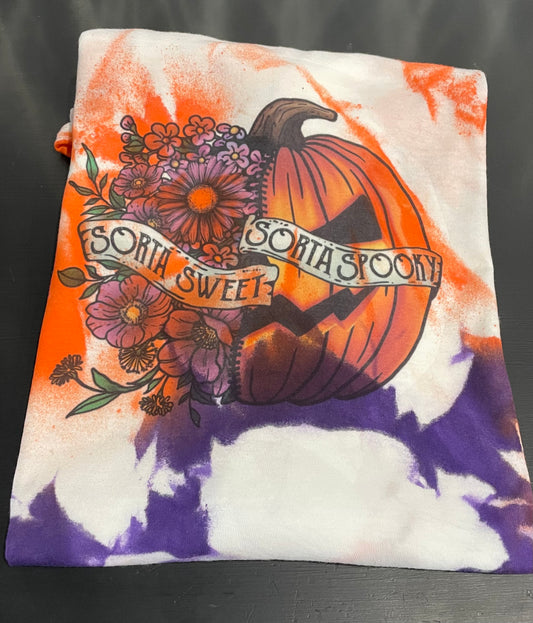 Sorta Sweet Sorta Spooky Dyed Teeshirt