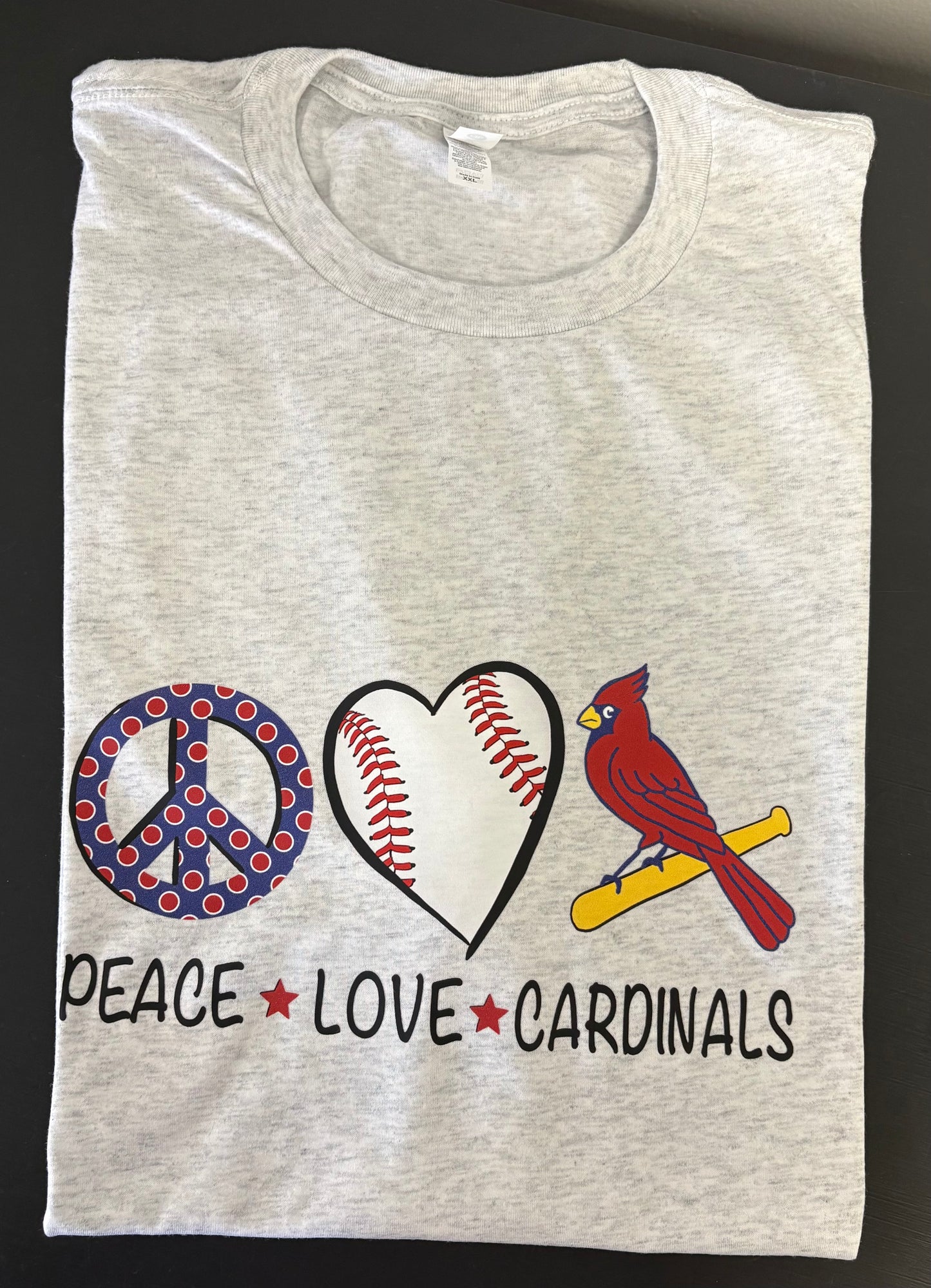 Peace Love Cardinals Shirt