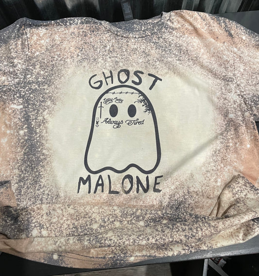 Ghost Malone Bleached Shirt