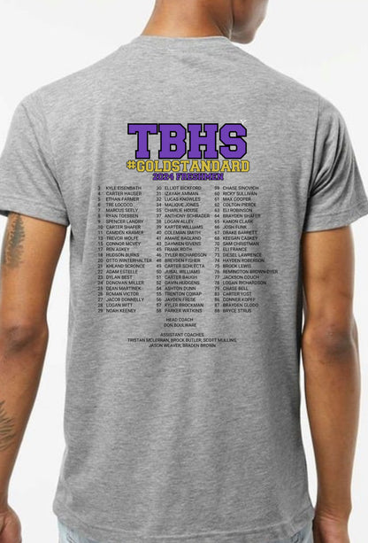 2024 TBHS Freshman Football Roster Shirt