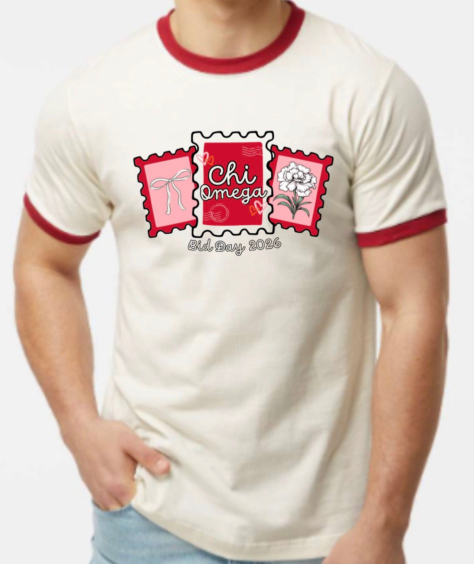 Chi Omega Bid Day 2026 Shirt