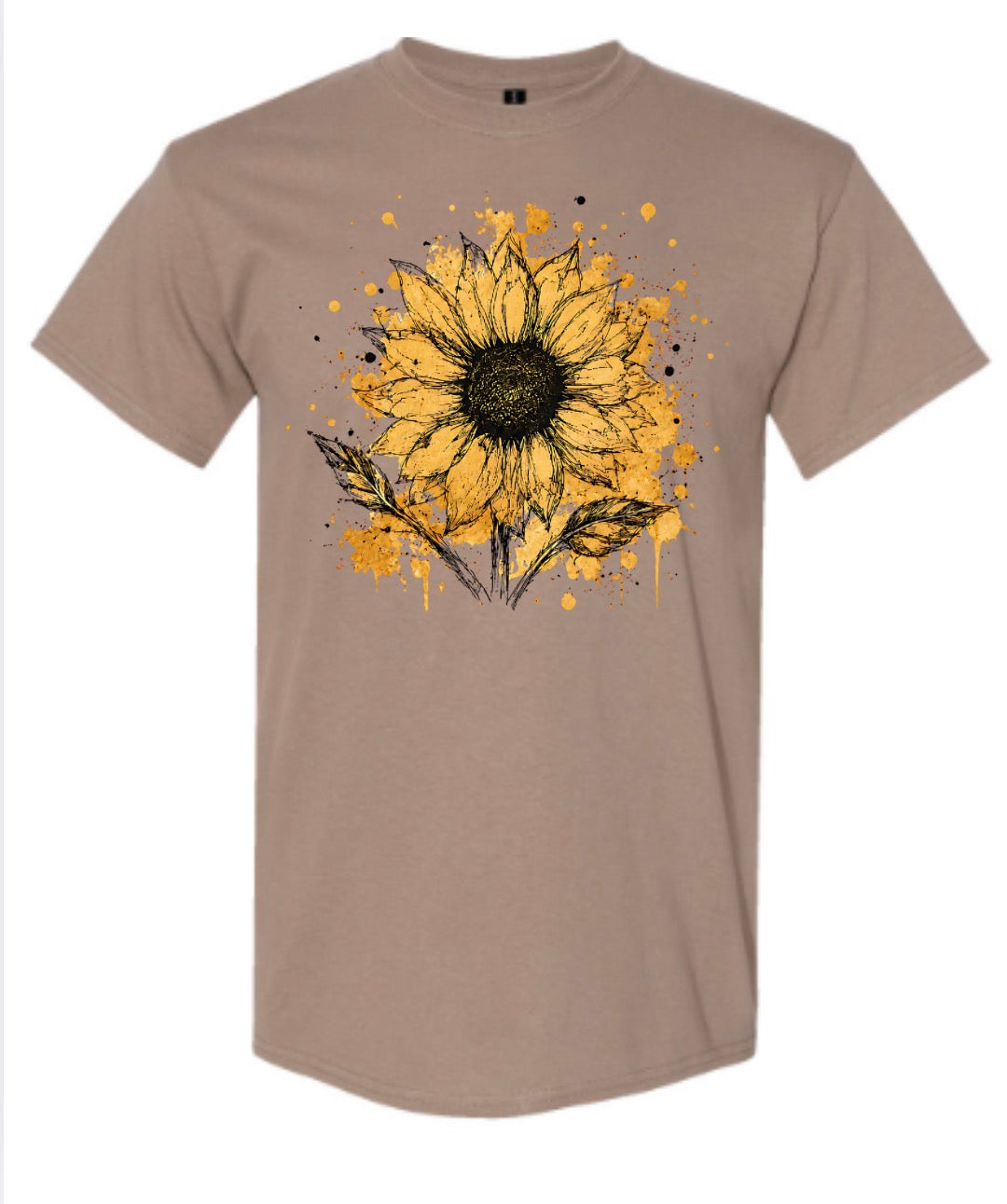 Watercolor Sunflower Shirt