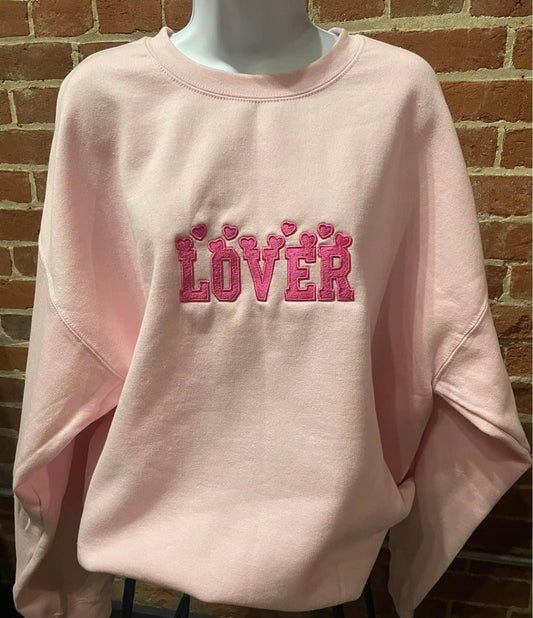 Embroidered Lover Sweatshirt