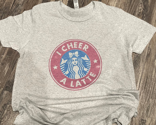 I Cheer a Latte Youth Teeshirt