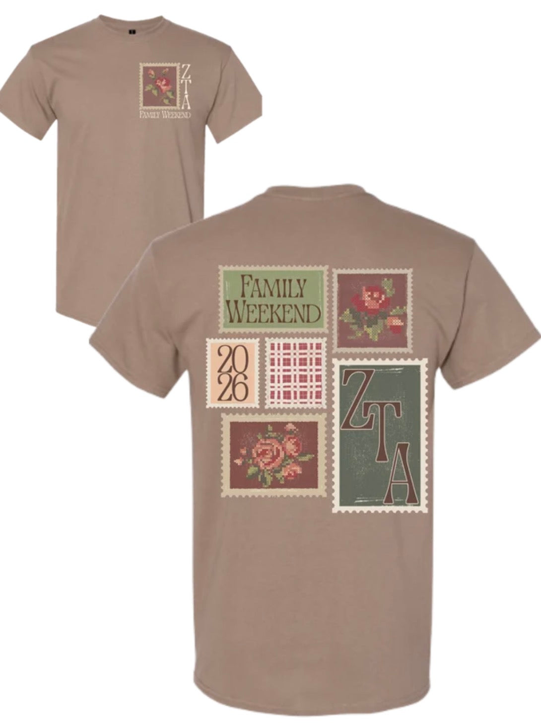 ZTA Parents Weekend Shirt 2026