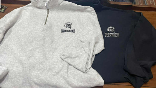 Troy South Titans Embroidered Quarter Zip (Unisex)