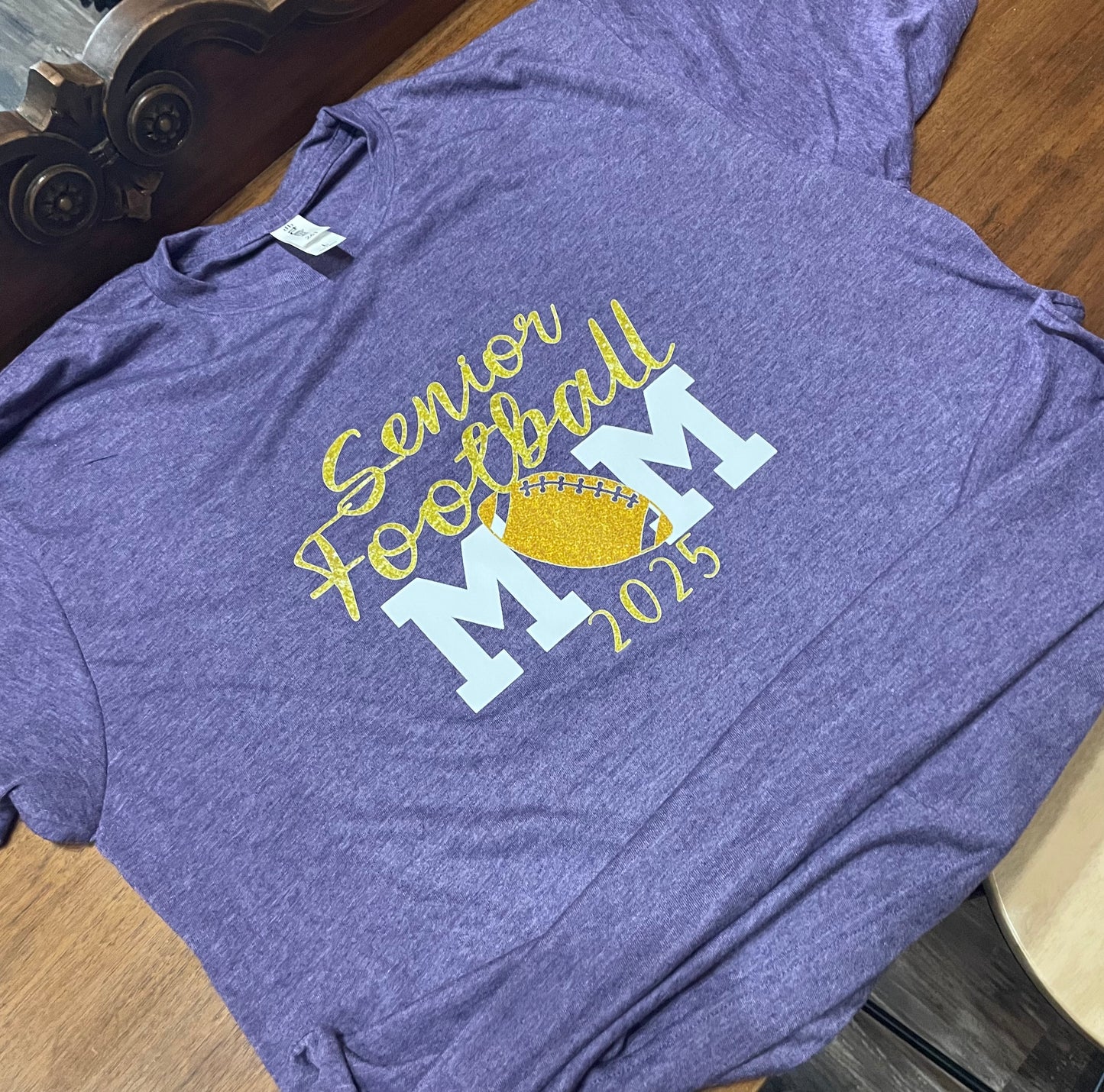 Senior Football Mom 2025 Teeshirt