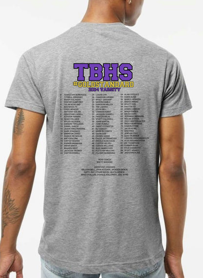 2024 TBHS Varsity Football Roster Shirt