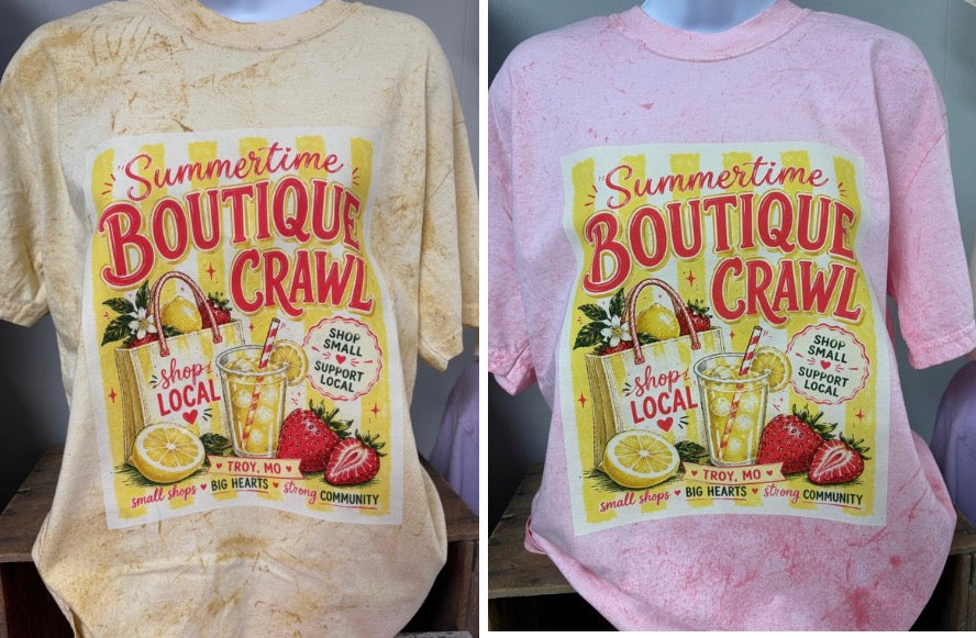 Summertime Boutique Crawl Troy, MO Shirt