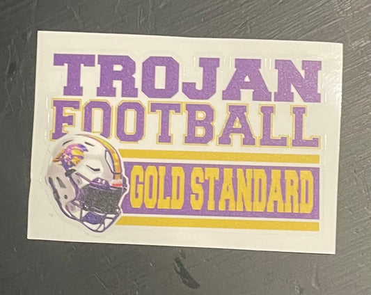 Trojans Football Car Decal