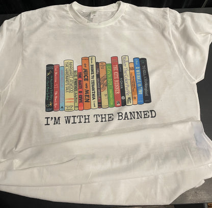 I’m With the Banned Lincoln Co Book Club Shirt