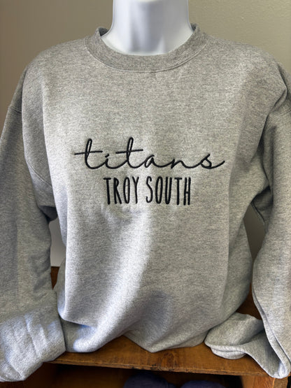 Troy South Titans Embroidered Sweatshirt