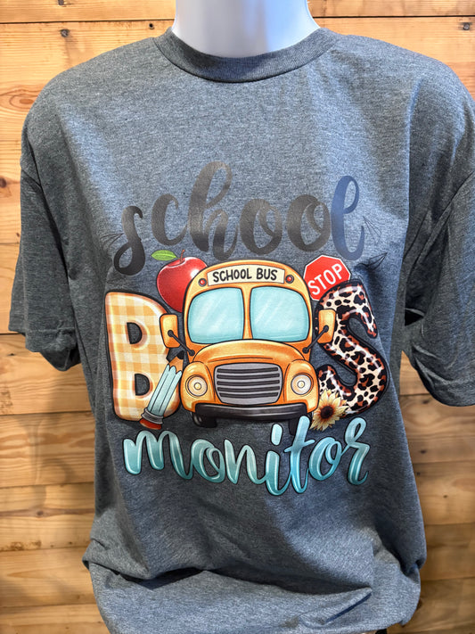 School Bus Monitor Shirt