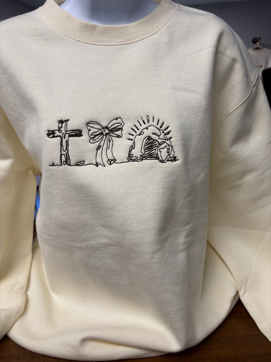 Cross Bow Tomb Embroidered Shirt