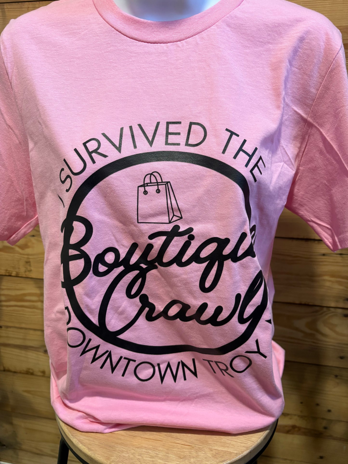 I Survived the Downtown Troy, MO  Boutique Crawl Shirt