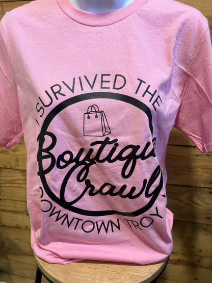 I Survived the Downtown Troy, MO  Boutique Crawl Shirt