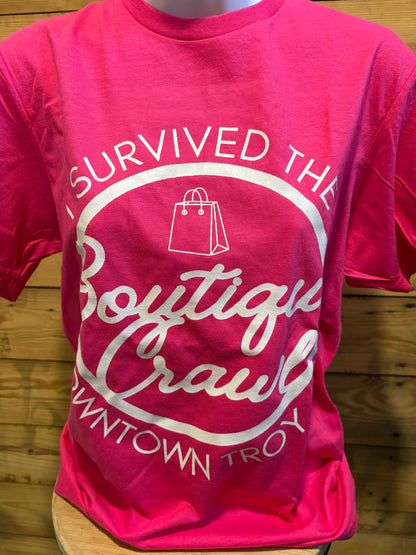 I Survived the Downtown Troy, MO  Boutique Crawl Shirt