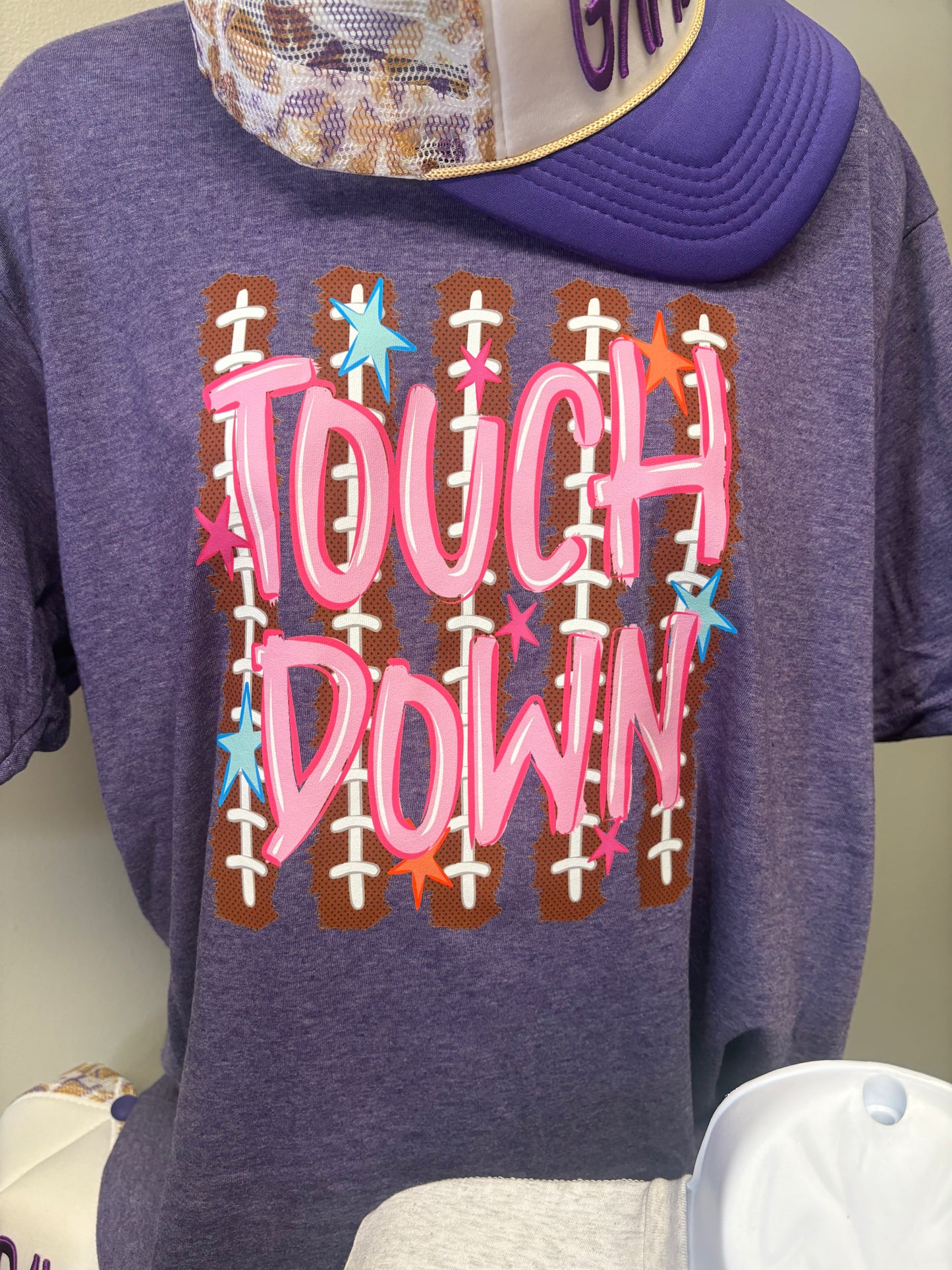 Neon Pink Touchdown Shirt