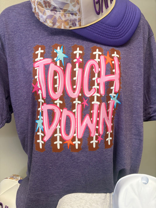 Neon Pink Touchdown Shirt