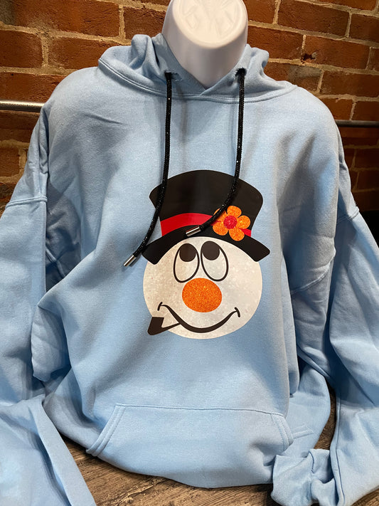 Frosty the Snowman Rhinestone String Hoodie
