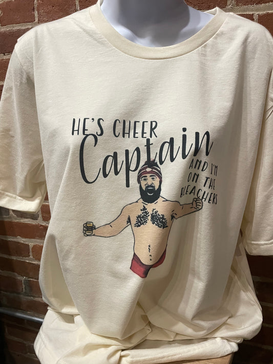 He’s Cheer Captain and I’m on the Bleachers Teeshirt