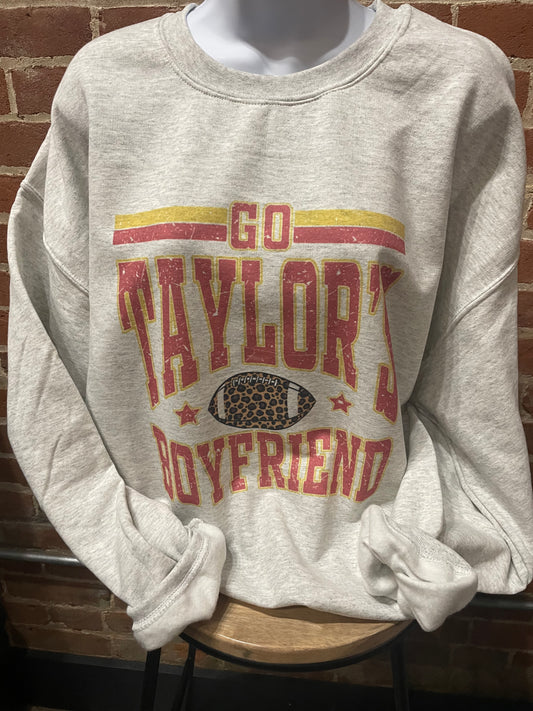 Go Taylor’s Boyfriend Leopard Football Shirt