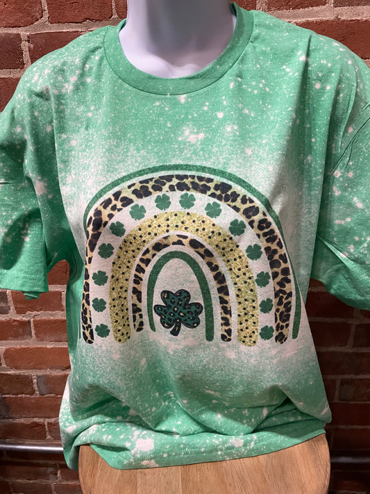 St. Patty’s Day Rainbow Cheetah Shirt